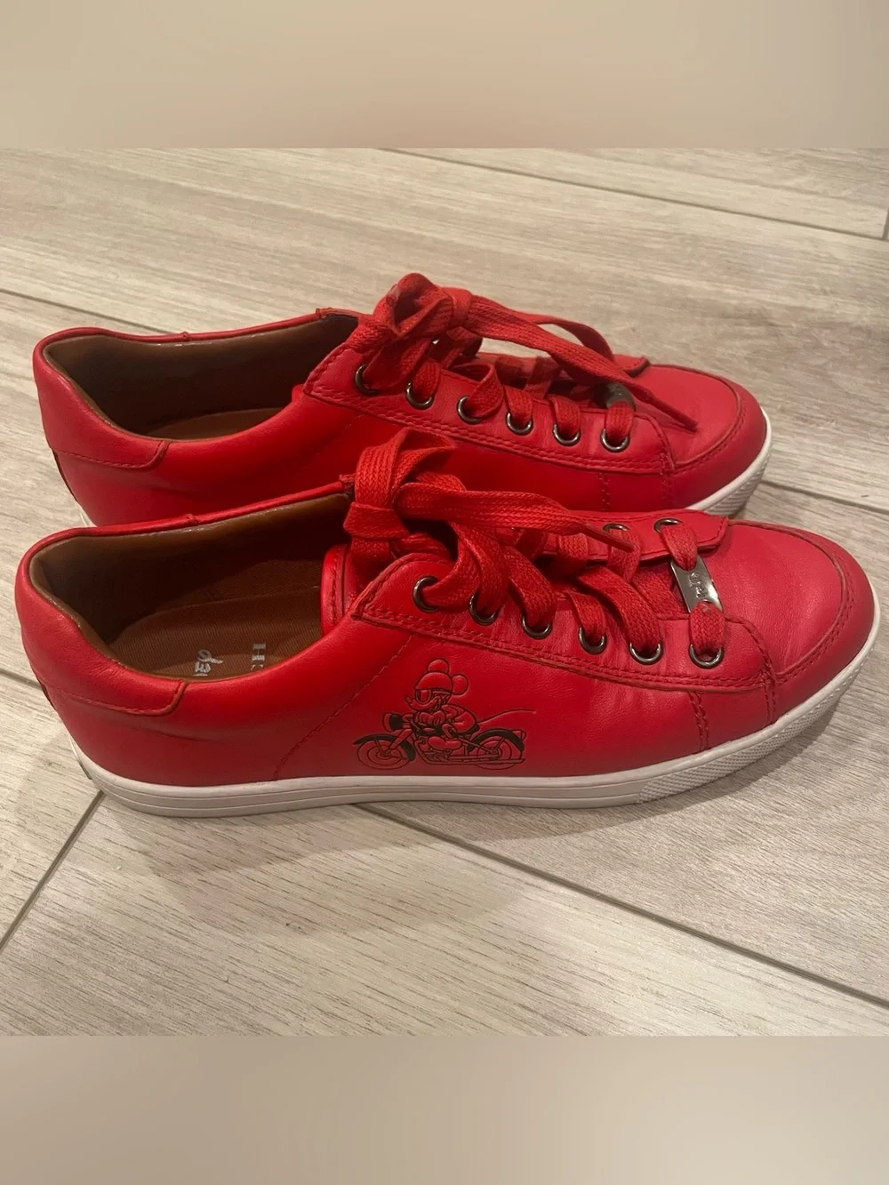COACH X DISNEY Motorcycle Mickey Sneakers